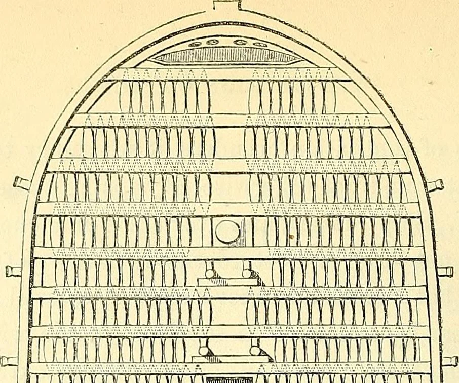 An illustration from Illustrations of the theory and practice of ventilation : with remarks on warming, exclusive lighting, and the communication of sound, 1844, leaf 379
