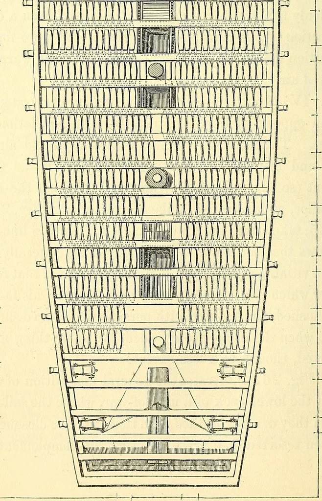 An illustration from Illustrations of the theory and practice of ventilation : with remarks on warming, exclusive lighting, and the communication of sound, 1844, leaf 379