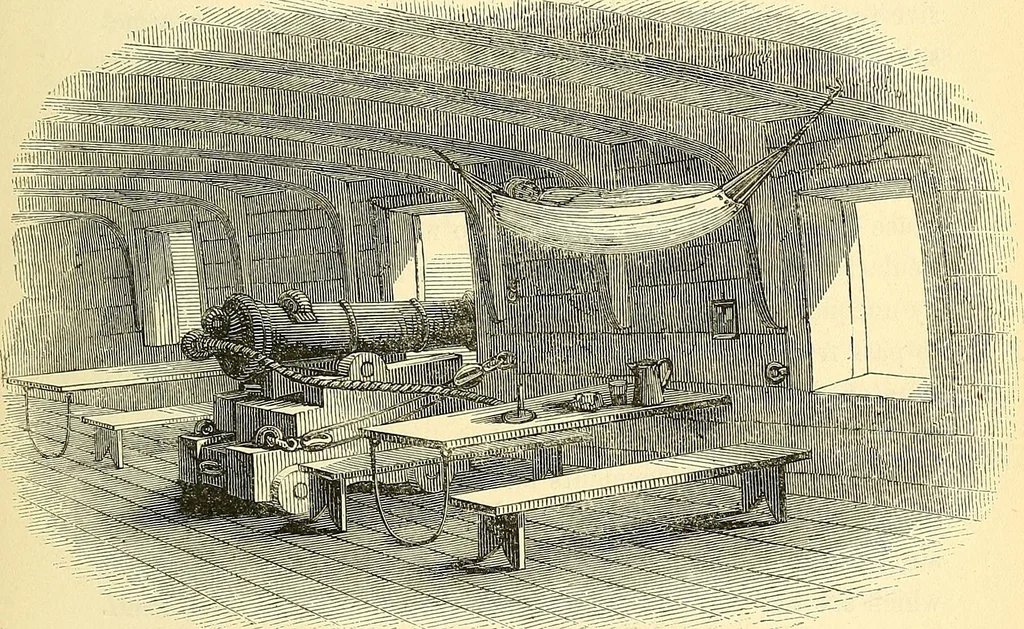 An illustration from Illustrations of the theory and practice of ventilation : with remarks on warming, exclusive lighting, and the communication of sound, 1844, leaf 382