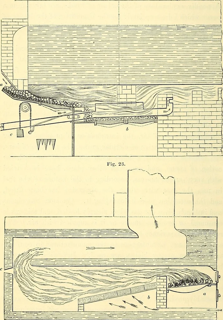 An illustration from Illustrations of the theory and practice of ventilation : with remarks on warming, exclusive lighting, and the communication of sound, 1844, leaf 89