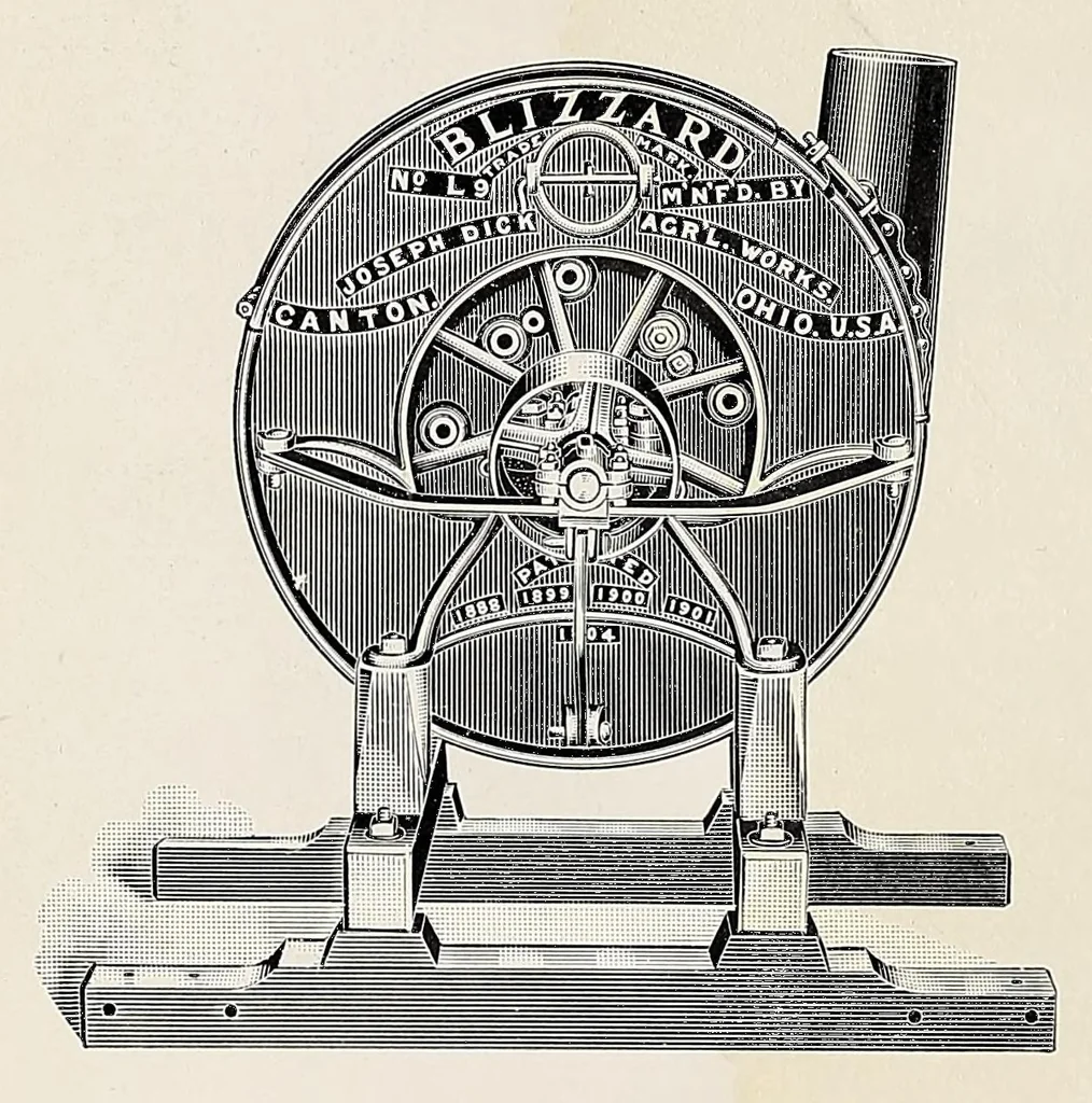 An illustration from Illustrative and descriptive pamphlet on feed and ensilage cutting and shredding machinery, 1908, leaf 16