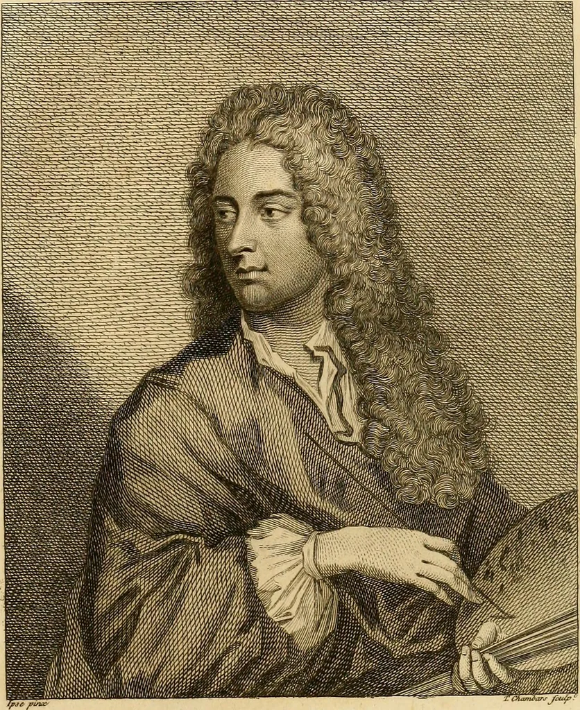 An illustration from An illustrative supplement to Pilkington's Dictionary of painters : consisting of biographical sketches, and one hundred and thirty-nine portraits, 1805, leaf 140