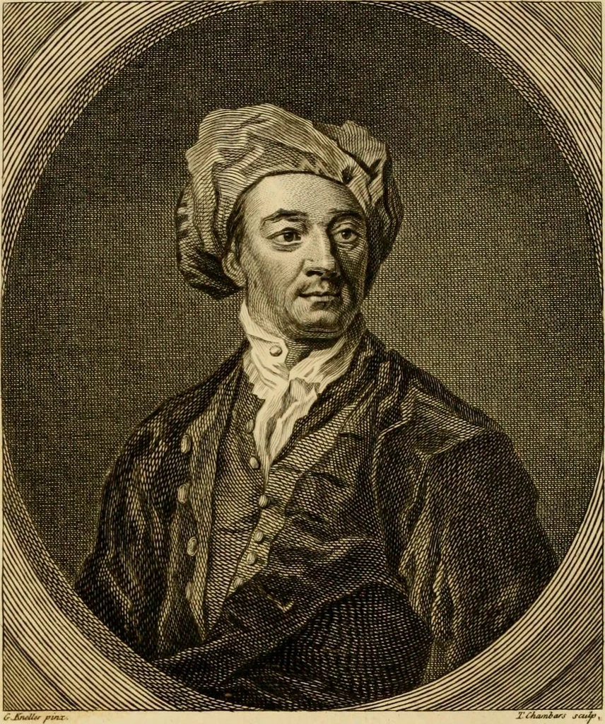 An illustration from An illustrative supplement to Pilkington's Dictionary of painters : consisting of biographical sketches, and one hundred and thirty-nine portraits, 1805, leaf 143