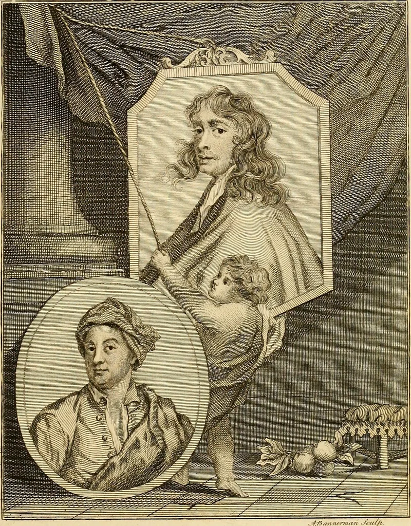 An illustration from An illustrative supplement to Pilkington's Dictionary of painters : consisting of biographical sketches, and one hundred and thirty-nine portraits, 1805, leaf 160
