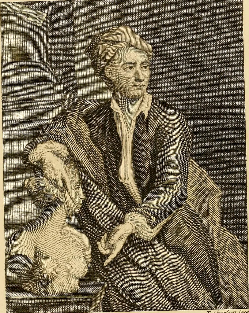 An illustration from An illustrative supplement to Pilkington's Dictionary of painters : consisting of biographical sketches, and one hundred and thirty-nine portraits, 1805, leaf 196