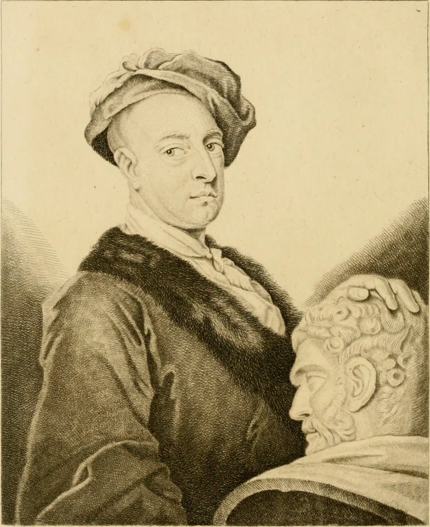 An illustration from An illustrative supplement to Pilkington's Dictionary of painters : consisting of biographical sketches, and one hundred and thirty-nine portraits, 1805, leaf 199