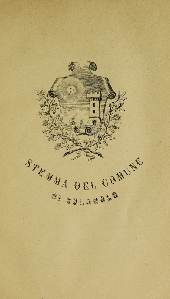 An illustration from Illustrazione d'una scultura donatellesca esistente a Solarolo di Romagna : preceduta da un cenno storico di questo castello, 1886, leaf 8