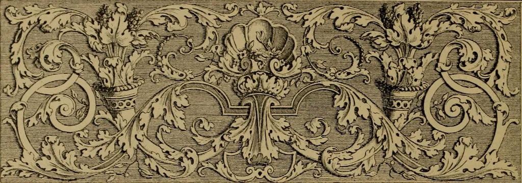 An illustration from Illustrirter Katalog der Ornamentstichsammlung des K. K. Österreich. Museums für Kunst und Industrie; Erwerbungen seit dem Jahre 1871, 1889, leaf 13