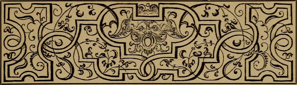 An illustration from Illustrirter Katalog der Ornamentstichsammlung des K. K. Österreich. Museums für Kunst und Industrie; Erwerbungen seit dem Jahre 1871, 1889, leaf 16