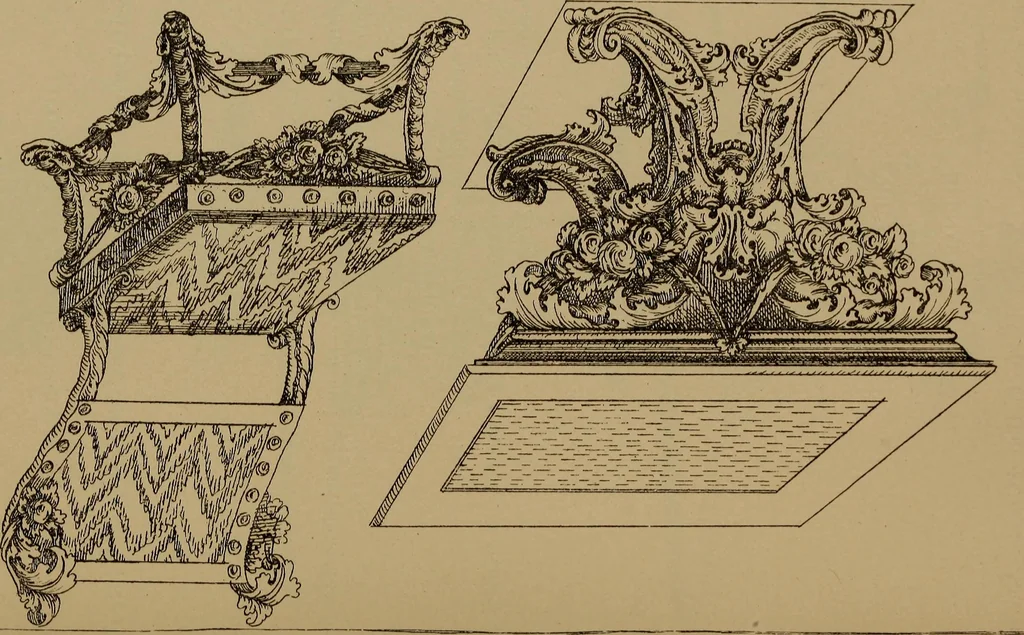 An illustration from Illustrirter Katalog der Ornamentstichsammlung des K. K. Österreich. Museums für Kunst und Industrie; Erwerbungen seit dem Jahre 1871, 1889, leaf 172