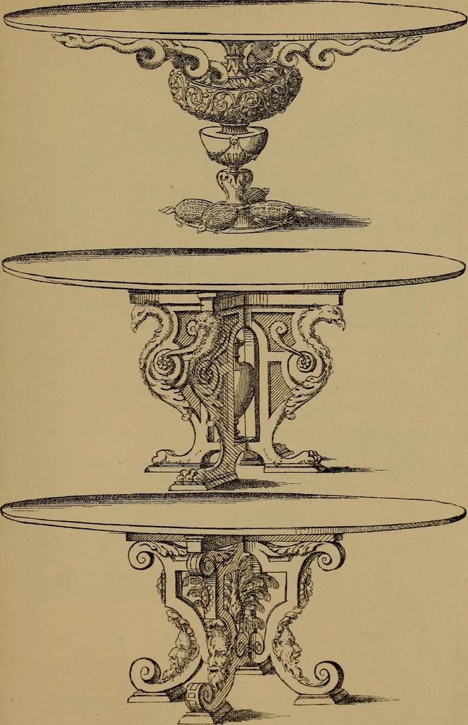 An illustration from Illustrirter Katalog der Ornamentstichsammlung des K. K. Österreich. Museums für Kunst und Industrie; Erwerbungen seit dem Jahre 1871, 1889, leaf 174