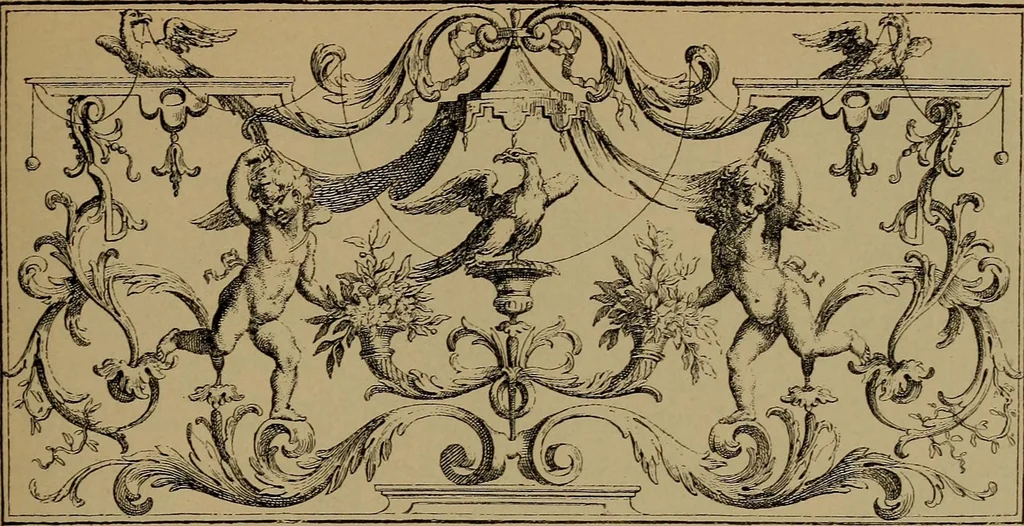 An illustration from Illustrirter Katalog der Ornamentstichsammlung des K. K. Österreich. Museums für Kunst und Industrie; Erwerbungen seit dem Jahre 1871, 1889, leaf 178