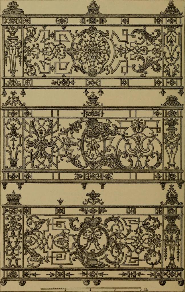 An illustration from Illustrirter Katalog der Ornamentstichsammlung des K. K. Österreich. Museums für Kunst und Industrie; Erwerbungen seit dem Jahre 1871, 1889, leaf 179