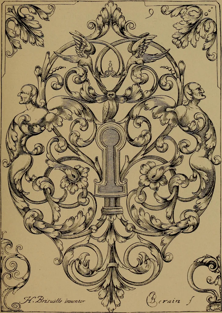 An illustration from Illustrirter Katalog der Ornamentstichsammlung des K. K. Österreich. Museums für Kunst und Industrie; Erwerbungen seit dem Jahre 1871, 1889, leaf 182