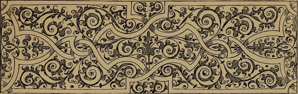 An illustration from Illustrirter Katalog der Ornamentstichsammlung des K. K. Österreich. Museums für Kunst und Industrie; Erwerbungen seit dem Jahre 1871, 1889, leaf 184