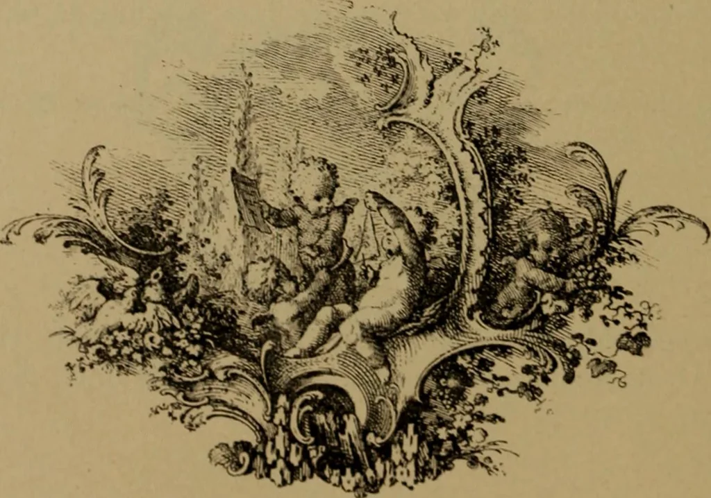 An illustration from Illustrirter Katalog der Ornamentstichsammlung des K. K. Österreich. Museums für Kunst und Industrie; Erwerbungen seit dem Jahre 1871, 1889, leaf 193