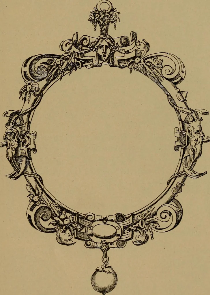 An illustration from Illustrirter Katalog der Ornamentstichsammlung des K. K. Österreich. Museums für Kunst und Industrie; Erwerbungen seit dem Jahre 1871, 1889, leaf 208