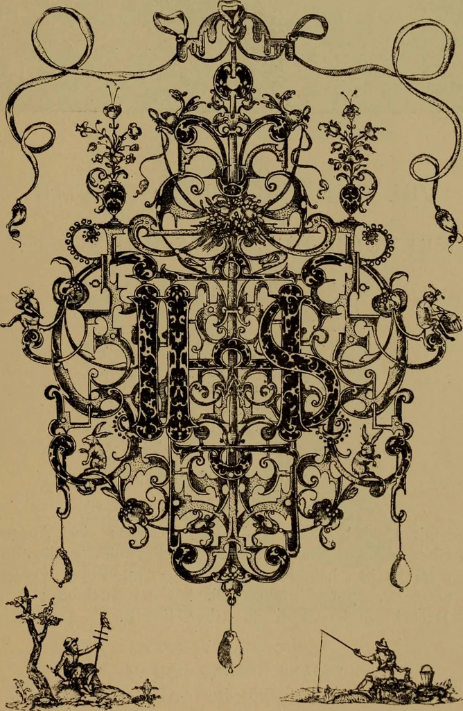 An illustration from Illustrirter Katalog der Ornamentstichsammlung des K. K. Österreich. Museums für Kunst und Industrie; Erwerbungen seit dem Jahre 1871, 1889, leaf 216