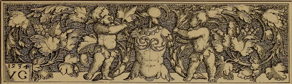 An illustration from Illustrirter Katalog der Ornamentstichsammlung des K. K. Österreich. Museums für Kunst und Industrie; Erwerbungen seit dem Jahre 1871, 1889, leaf 24