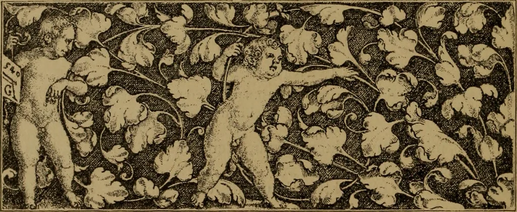 An illustration from Illustrirter Katalog der Ornamentstichsammlung des K. K. Österreich. Museums für Kunst und Industrie; Erwerbungen seit dem Jahre 1871, 1889, leaf 25
