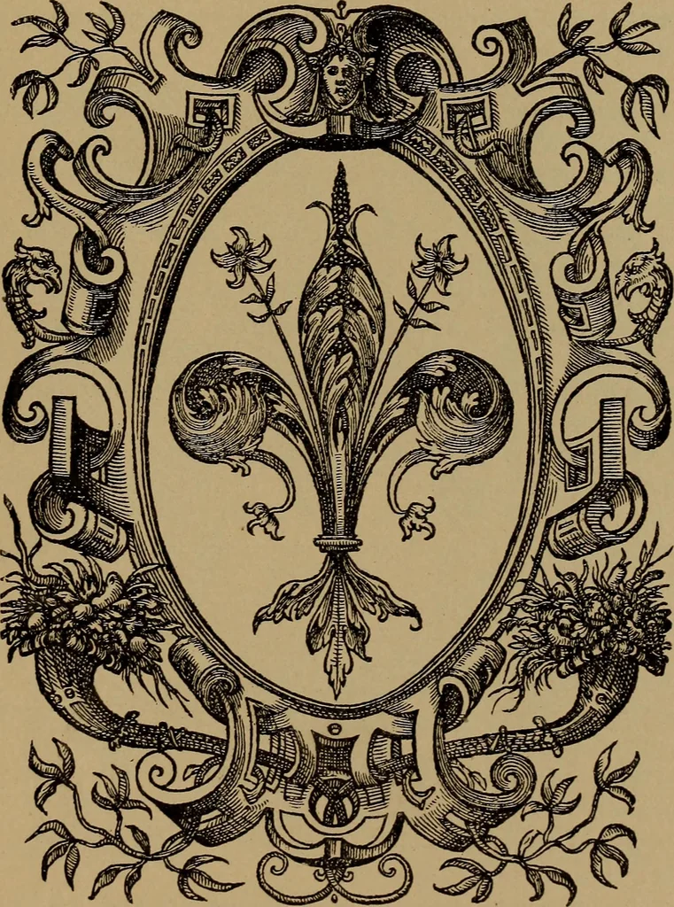 An illustration from Illustrirter Katalog der Ornamentstichsammlung des K. K. Österreich. Museums für Kunst und Industrie; Erwerbungen seit dem Jahre 1871, 1889, leaf 256
