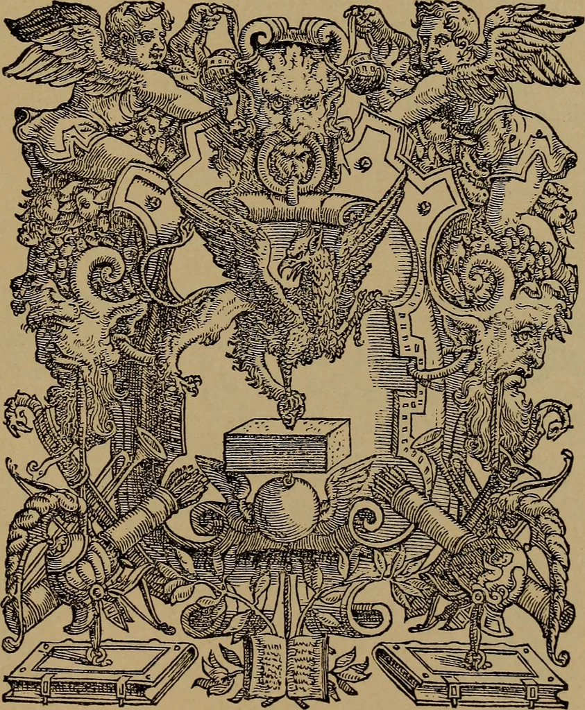 An illustration from Illustrirter Katalog der Ornamentstichsammlung des K. K. Österreich. Museums für Kunst und Industrie; Erwerbungen seit dem Jahre 1871, 1889, leaf 258
