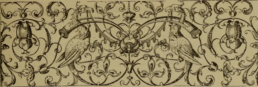 An illustration from Illustrirter Katalog der Ornamentstichsammlung des K. K. Österreich. Museums für Kunst und Industrie; Erwerbungen seit dem Jahre 1871, 1889, leaf 308