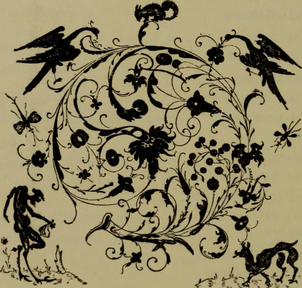 An illustration from Illustrirter Katalog der Ornamentstichsammlung des K. K. Österreich. Museums für Kunst und Industrie; Erwerbungen seit dem Jahre 1871, 1889, leaf 313