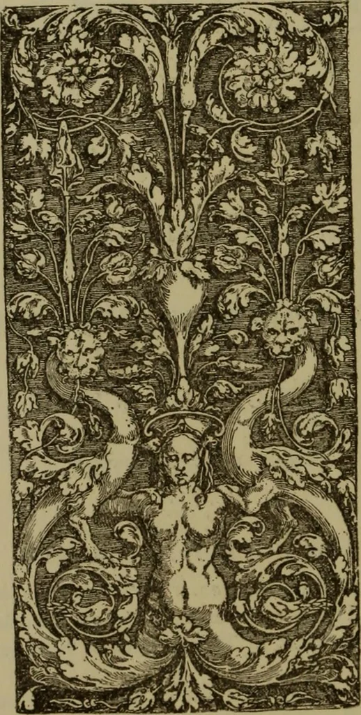 An illustration from Illustrirter Katalog der Ornamentstichsammlung des K. K. Österreich. Museums für Kunst und Industrie; Erwerbungen seit dem Jahre 1871, 1889, leaf 317