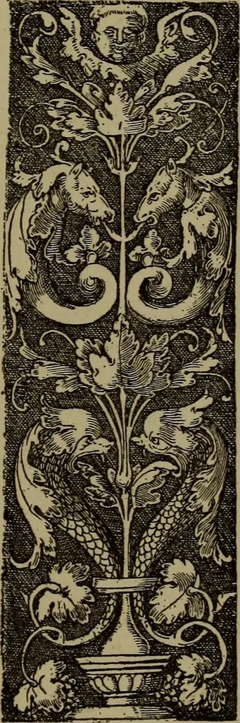 An illustration from Illustrirter Katalog der Ornamentstichsammlung des K. K. Österreich. Museums für Kunst und Industrie; Erwerbungen seit dem Jahre 1871, 1889, leaf 318