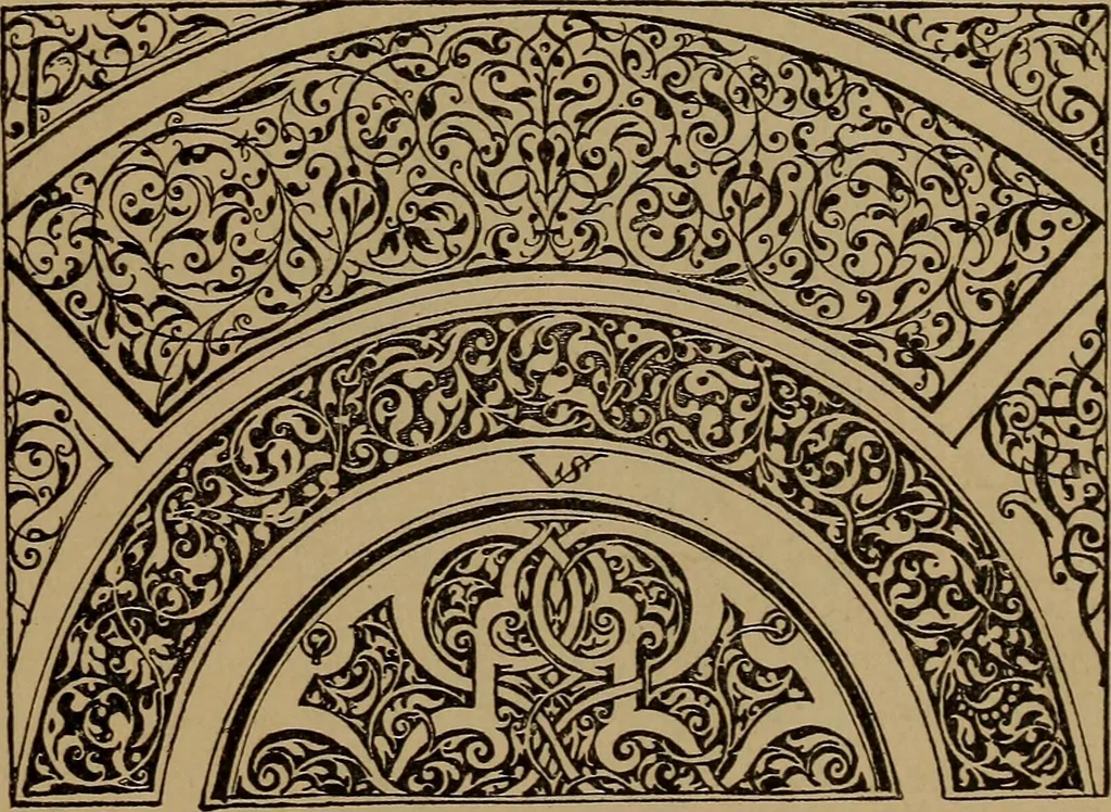 An illustration from Illustrirter Katalog der Ornamentstichsammlung des K. K. Österreich. Museums für Kunst und Industrie; Erwerbungen seit dem Jahre 1871, 1889, leaf 32