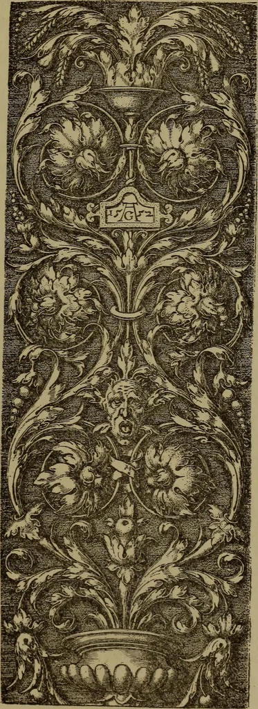 An illustration from Illustrirter Katalog der Ornamentstichsammlung des K. K. Österreich. Museums für Kunst und Industrie; Erwerbungen seit dem Jahre 1871, 1889, leaf 320