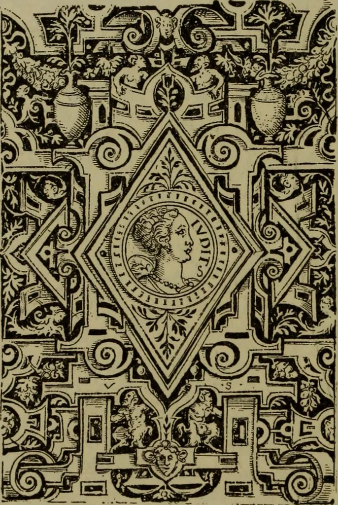 An illustration from Illustrirter Katalog der Ornamentstichsammlung des K. K. Österreich. Museums für Kunst und Industrie; Erwerbungen seit dem Jahre 1871, 1889, leaf 323
