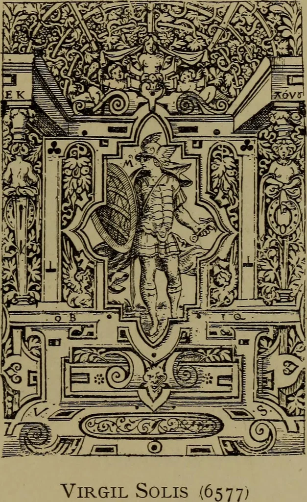 An illustration from Illustrirter Katalog der Ornamentstichsammlung des K. K. Österreich. Museums für Kunst und Industrie; Erwerbungen seit dem Jahre 1871, 1889, leaf 324