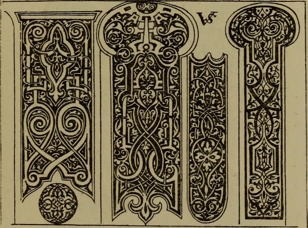 An illustration from Illustrirter Katalog der Ornamentstichsammlung des K. K. Österreich. Museums für Kunst und Industrie; Erwerbungen seit dem Jahre 1871, 1889, leaf 326