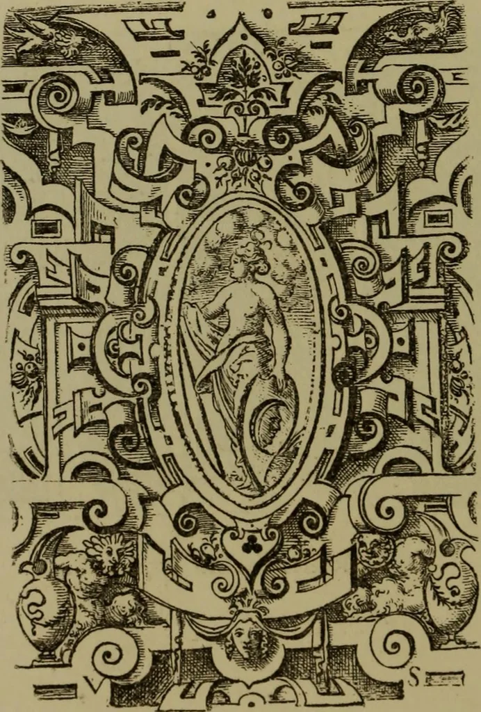 An illustration from Illustrirter Katalog der Ornamentstichsammlung des K. K. Österreich. Museums für Kunst und Industrie; Erwerbungen seit dem Jahre 1871, 1889, leaf 327