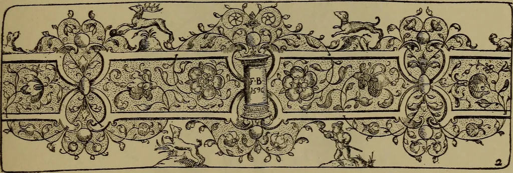 An illustration from Illustrirter Katalog der Ornamentstichsammlung des K. K. Österreich. Museums für Kunst und Industrie; Erwerbungen seit dem Jahre 1871, 1889, leaf 340