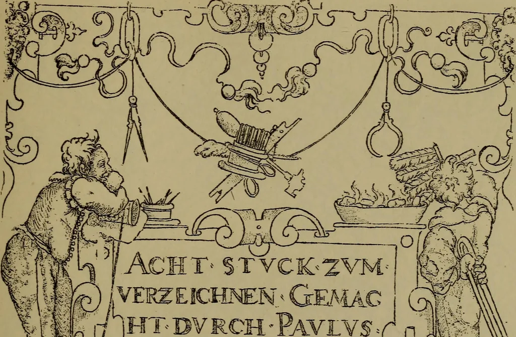 An illustration from Illustrirter Katalog der Ornamentstichsammlung des K. K. Österreich. Museums für Kunst und Industrie; Erwerbungen seit dem Jahre 1871, 1889, leaf 358