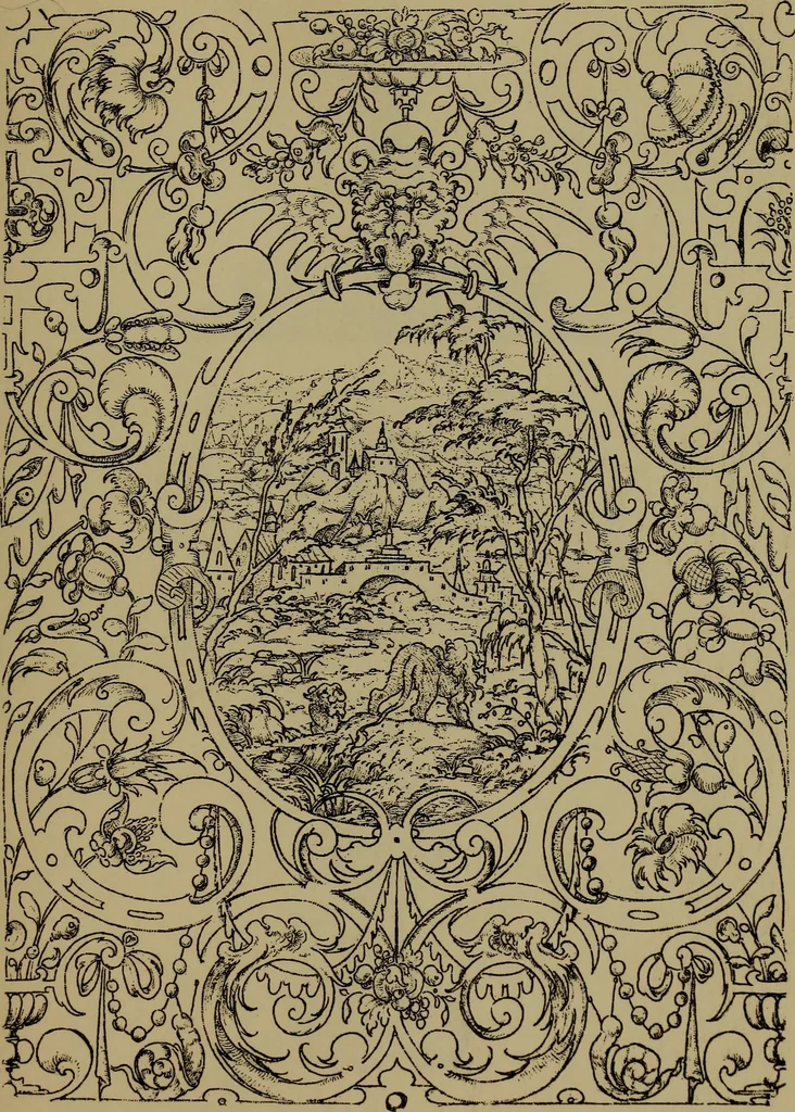 An illustration from Illustrirter Katalog der Ornamentstichsammlung des K. K. Österreich. Museums für Kunst und Industrie; Erwerbungen seit dem Jahre 1871, 1889, leaf 360