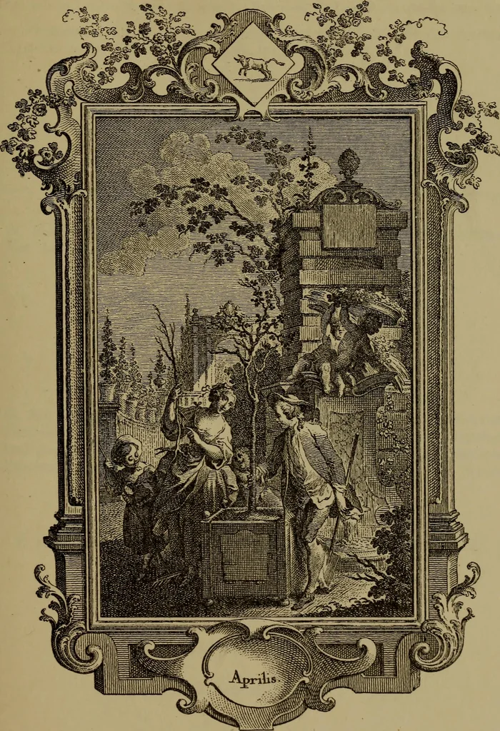 An illustration from Illustrirter Katalog der Ornamentstichsammlung des K. K. Österreich. Museums für Kunst und Industrie; Erwerbungen seit dem Jahre 1871, 1889, leaf 374