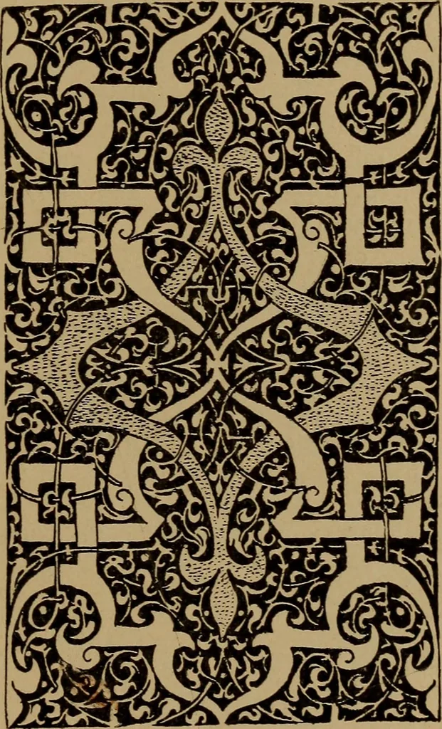 An illustration from Illustrirter Katalog der Ornamentstichsammlung des K. K. Österreich. Museums für Kunst und Industrie; Erwerbungen seit dem Jahre 1871, 1889, leaf 38
