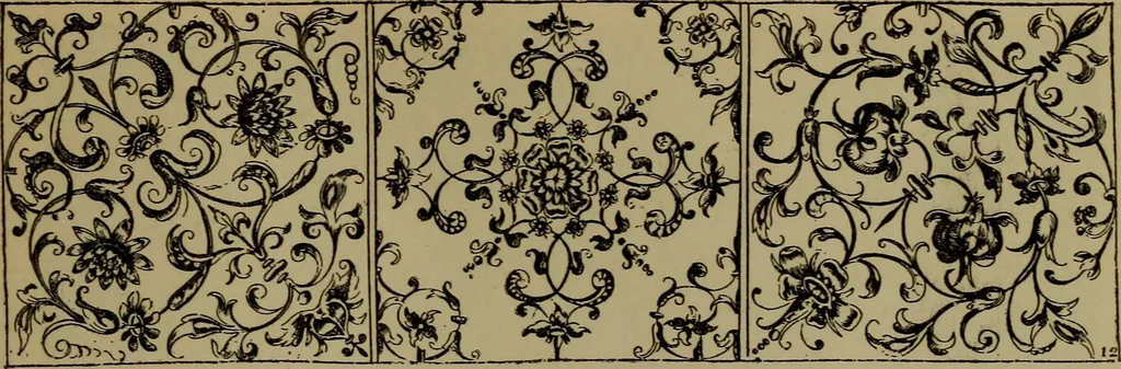 An illustration from Illustrirter Katalog der Ornamentstichsammlung des K. K. Österreich. Museums für Kunst und Industrie; Erwerbungen seit dem Jahre 1871, 1889, leaf 394