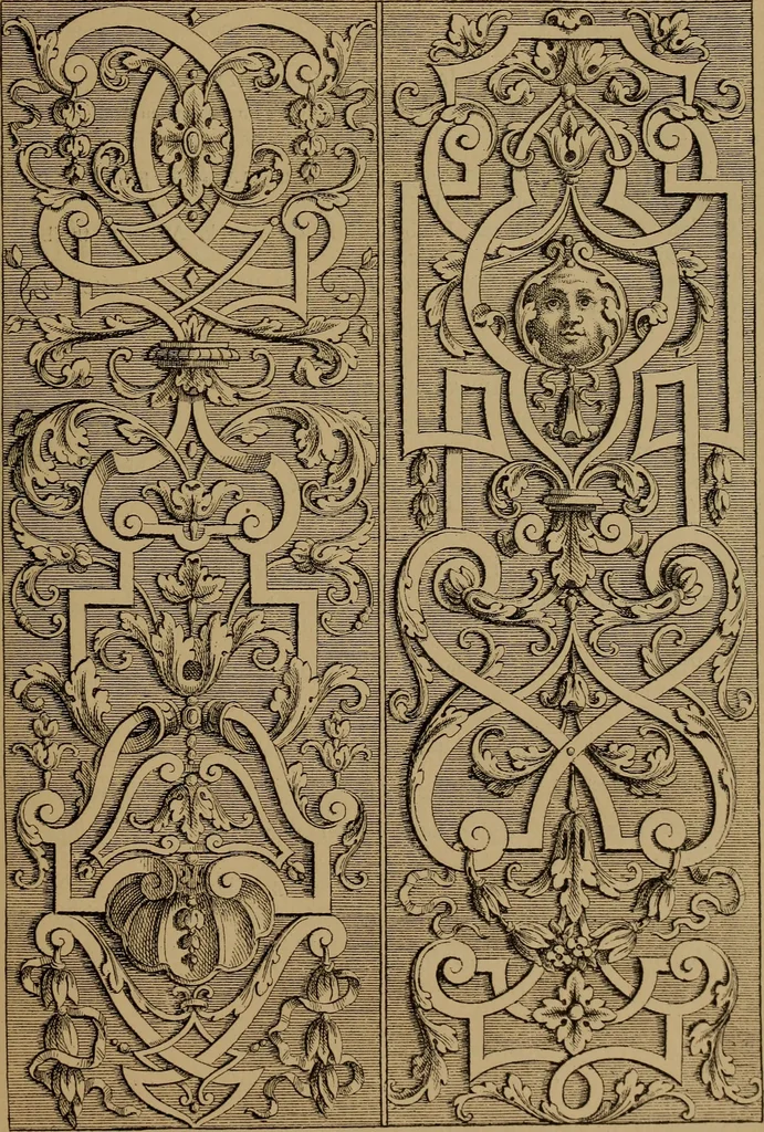 An illustration from Illustrirter Katalog der Ornamentstichsammlung des K. K. Österreich. Museums für Kunst und Industrie; Erwerbungen seit dem Jahre 1871, 1889, leaf 44