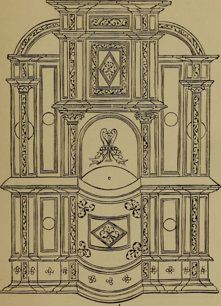 An illustration from Illustrirter Katalog der Ornamentstichsammlung des K. K. Österreich. Museums für Kunst und Industrie; Erwerbungen seit dem Jahre 1871, 1889, leaf 440