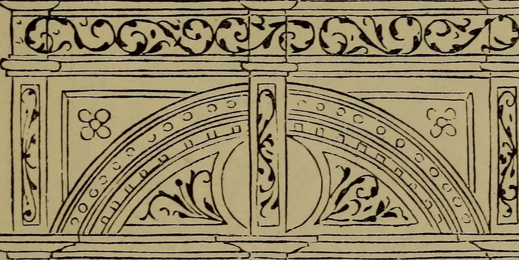 An illustration from Illustrirter Katalog der Ornamentstichsammlung des K. K. Österreich. Museums für Kunst und Industrie; Erwerbungen seit dem Jahre 1871, 1889, leaf 442
