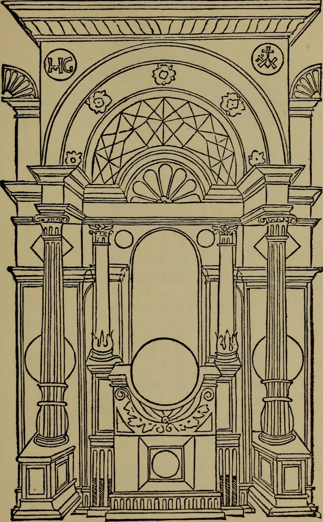 An illustration from Illustrirter Katalog der Ornamentstichsammlung des K. K. Österreich. Museums für Kunst und Industrie; Erwerbungen seit dem Jahre 1871, 1889, leaf 444