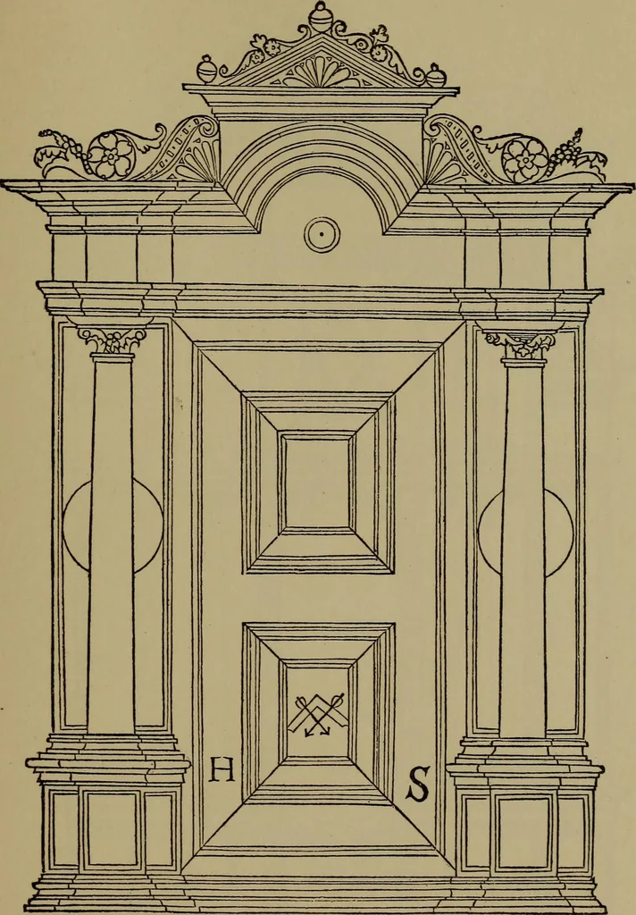 An illustration from Illustrirter Katalog der Ornamentstichsammlung des K. K. Österreich. Museums für Kunst und Industrie; Erwerbungen seit dem Jahre 1871, 1889, leaf 446