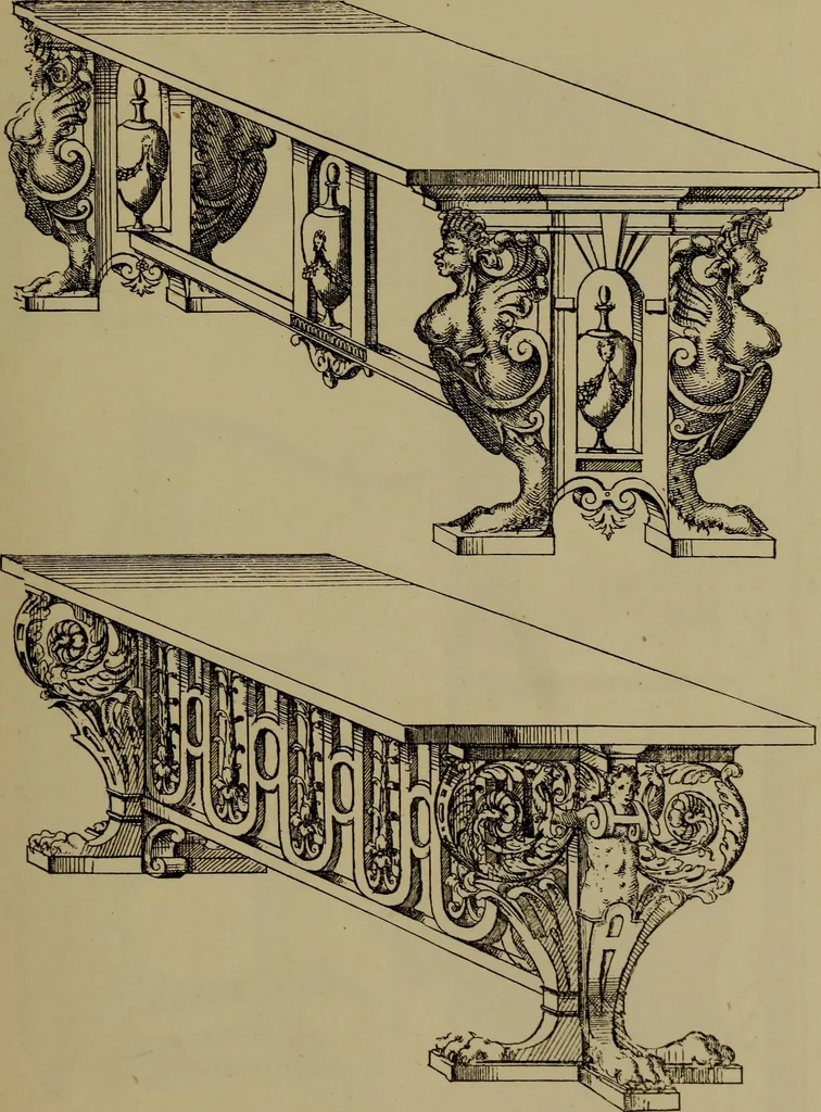 An illustration from Illustrirter Katalog der Ornamentstichsammlung des K. K. Österreich. Museums für Kunst und Industrie; Erwerbungen seit dem Jahre 1871, 1889, leaf 452