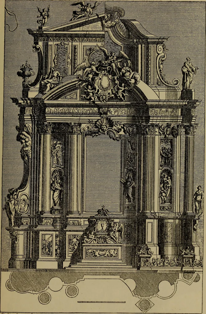 An illustration from Illustrirter Katalog der Ornamentstichsammlung des K. K. Österreich. Museums für Kunst und Industrie; Erwerbungen seit dem Jahre 1871, 1889, leaf 456