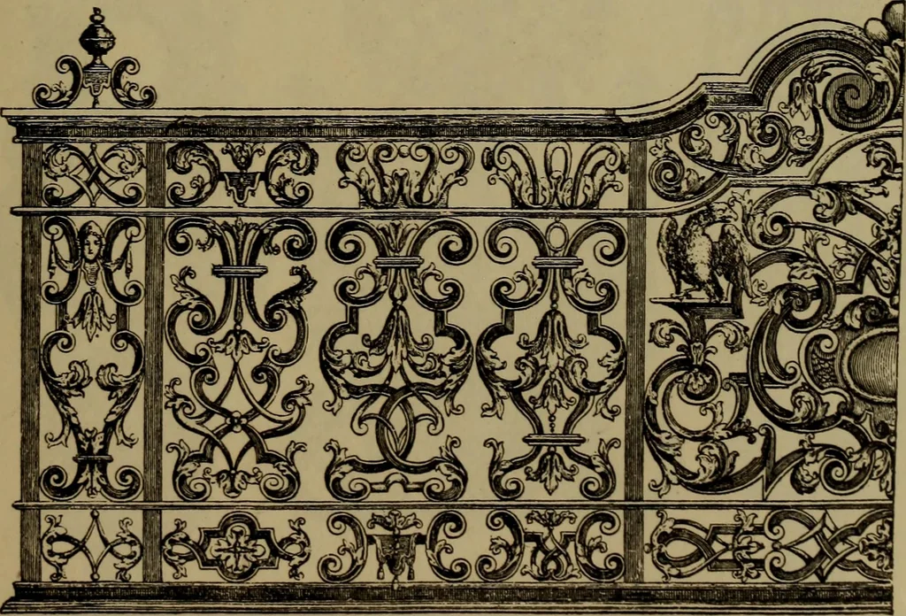 An illustration from Illustrirter Katalog der Ornamentstichsammlung des K. K. Österreich. Museums für Kunst und Industrie; Erwerbungen seit dem Jahre 1871, 1889, leaf 466